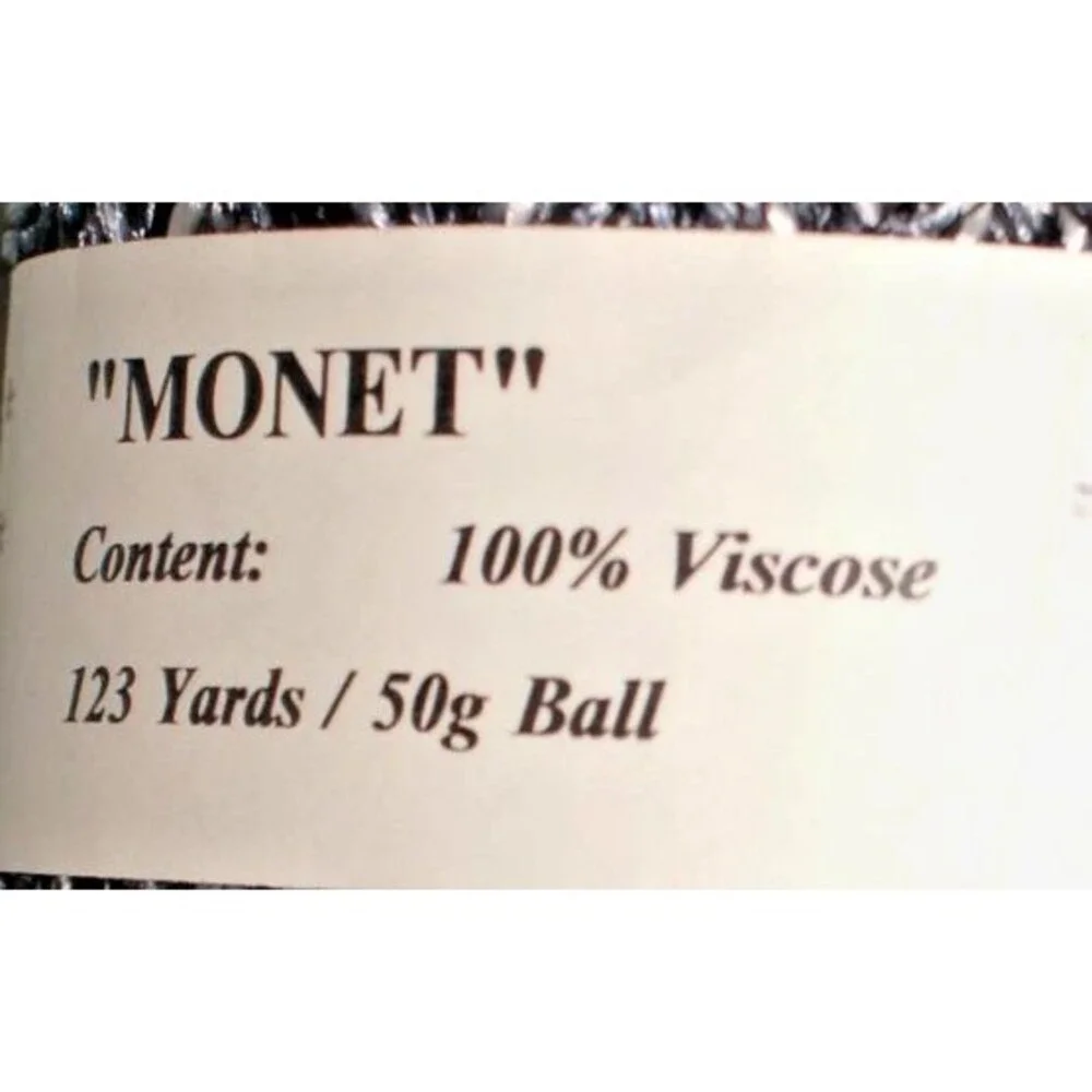 Lot of 2 Ironstone Monet Yarn Crochet Craft Knit , tan/yel, blue/purp